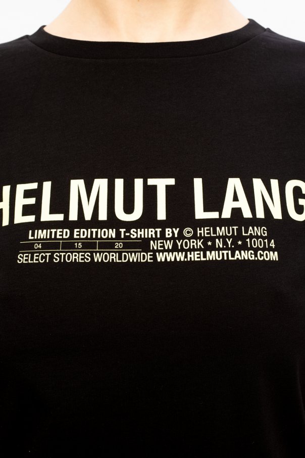 Black Logo T-shirt Helmut Lang - Vitkac France